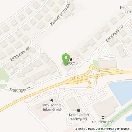 Standortübersicht der Tankstelle Esso Tankstelle in 85416 LANGENBACH