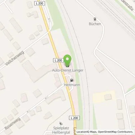 Standortübersicht der Tankstelle Hubert Heitmann in 21514 Büchen