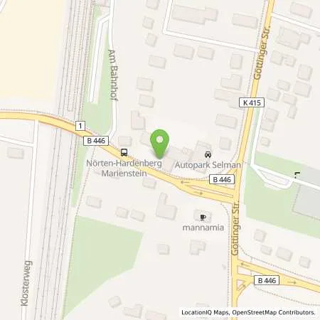 Standortübersicht der Tankstelle TotalEnergies Noerten-Hardenberg in 37176 Noerten (Hardenberg)