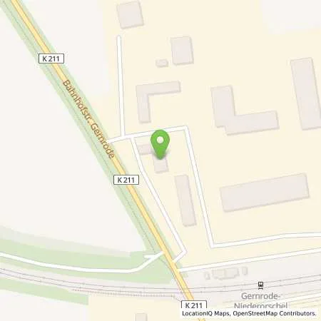 Standortübersicht der Tankstelle VR-Bank in Südniedersachsen eG in 37339 Gernrode