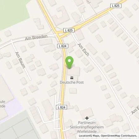 Standortübersicht der Tankstelle Esso Tankstelle in 26215 WIEFELSTEDE