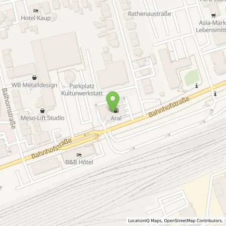 Standortübersicht der Tankstelle Aral Tankstelle in 33102 Paderborn