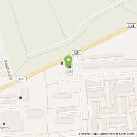 Standortübersicht der Tankstelle Esso Tankstelle in 30419 HANNOVER