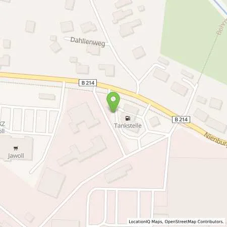 Standortübersicht der Tankstelle SB Wietze Nienburger Str. 57 in 29323 Wietze