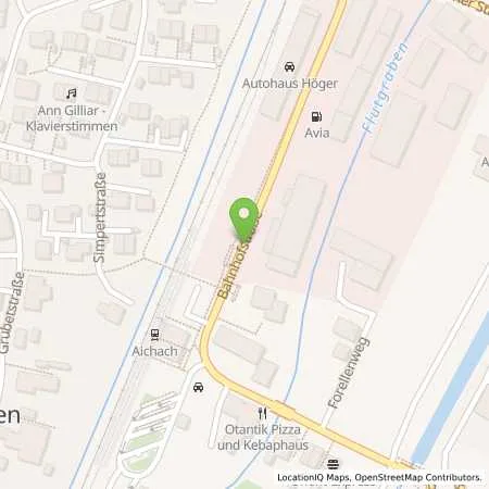 Standortübersicht der Tankstelle AVIA Xpress Automatentankstelle in 86551 Aichach