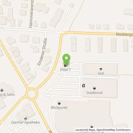 Standortübersicht der Tankstelle Markttankstelle in 49809 Lingen