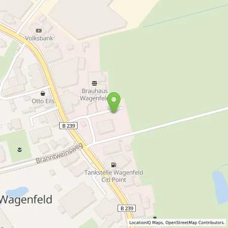 Standortübersicht der Tankstelle City Point in 49419 Wagenfeld