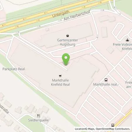 Standortübersicht der Tankstelle SVG Autohof Krefeld Hafelsstraße in 47809 Krefeld