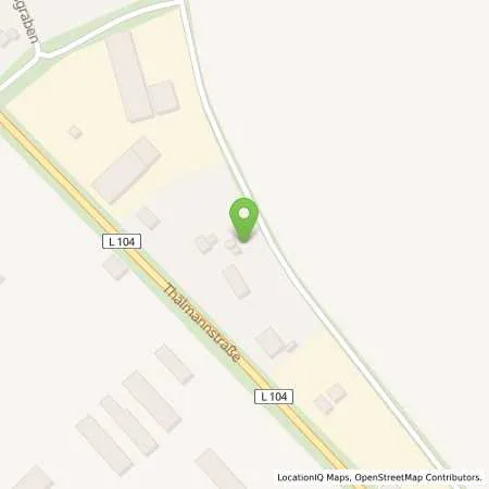 Standortübersicht der Tankstelle TEC GmbH in 39393 Ausleben