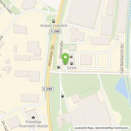 Standortübersicht der Tankstelle AVIA Tankstelle in 74232 Abstatt