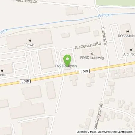 Standortübersicht der Tankstelle TAS Delligsen in 31073 Delligsen