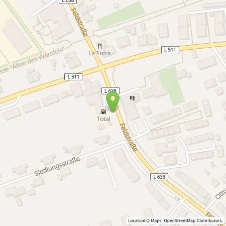 Standortübersicht der Tankstelle TotalEnergies Herten in 45699 Herten