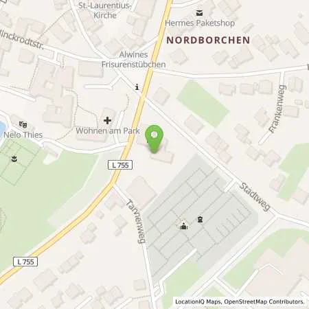 Standortübersicht der Tankstelle Esso Tankstelle in 33178 BORCHEN