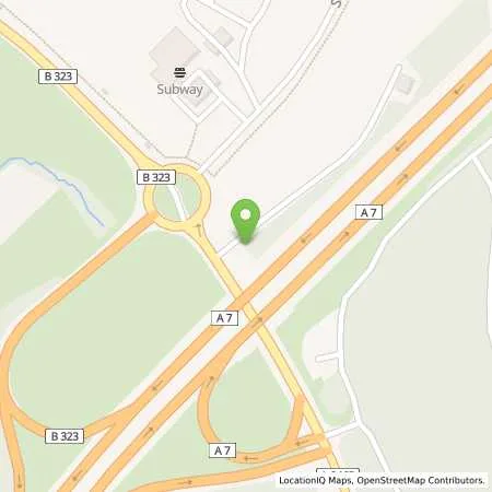 Standortübersicht der Tankstelle KNÜLLWALD - SCHILFWIESE 1 in 34593 Knüllwald