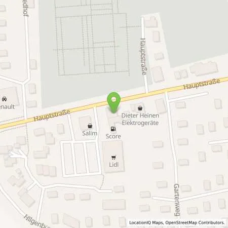 Standortübersicht der Tankstelle Hage in 26524 Hage