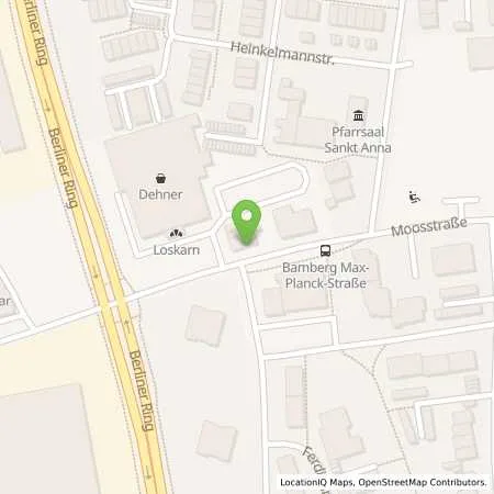 Standortübersicht der Tankstelle AVIA Tankstelle in 96050 Bamberg