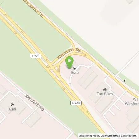 Standortübersicht der Tankstelle Marco Wrobel in 69190 Walldorf