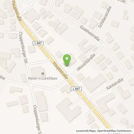 Standortübersicht der Tankstelle BFT Garrel Hauptstr. in 49681 Garrel