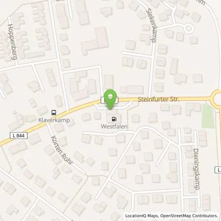 Standortübersicht der Tankstelle Jörg Binding in 59387 Ascheberg