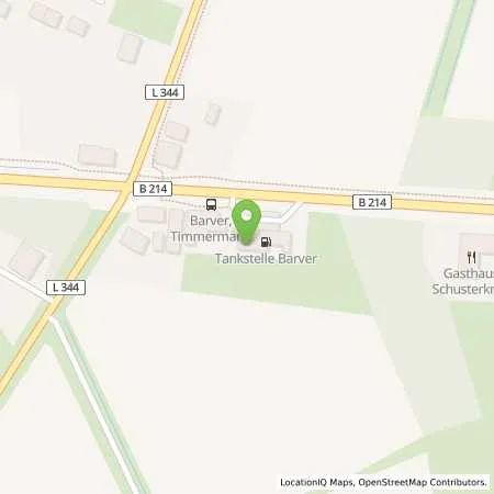 Standortübersicht der Tankstelle Tankstelle Barver in 49453 Barver
