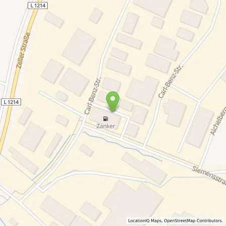 Standortübersicht der Tankstelle TOTAL Mineralöl GmbH in 72335 Weilheim (Teck)