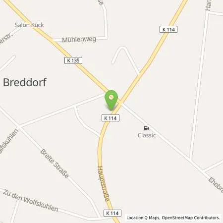 Standortübersicht der Tankstelle Breddorf in 27412 Breddorf