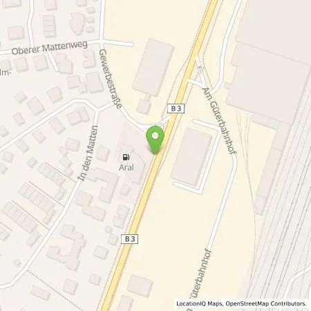 Standortübersicht der Tankstelle Aral Tankstelle in 77652 Offenburg