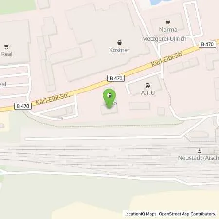 Standortübersicht der Tankstelle Esso Tankstelle in 91413 NEUSTADT