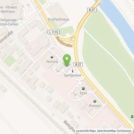 Standortübersicht der Tankstelle AVIA Tankstelle in 74354 Besigheim