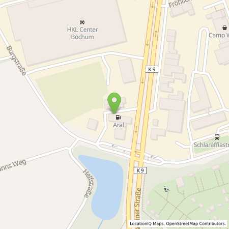 Standortübersicht der Benzin-Super-Diesel Tankstelle: Aral Tankstelle in 44867, Bochum