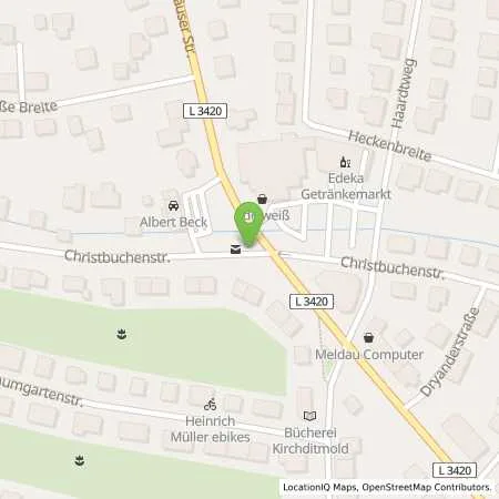 Standortübersicht der Tankstelle Albert Beck GmbH in 34130 Kassel