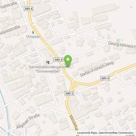 Standortübersicht der Tankstelle Dirlewang Mindelheimer Straße 33 in 87742 Dirlewang