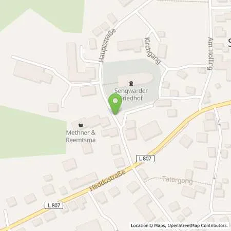 Standortübersicht der Tankstelle Methner & Reemtsma GbR in 26388 Wilhelmshaven