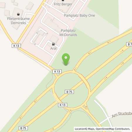 Standortübersicht der Benzin-Super-Diesel Tankstelle: Aral Tankstelle in 21244, Buchholz
