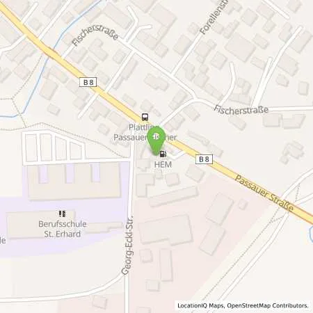 Standortübersicht der Tankstelle Esso Tankstelle in 94447 PLATTLING