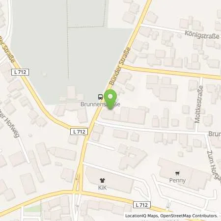 Standortübersicht der Tankstelle Q1 Tankstelle in 32130 Enger