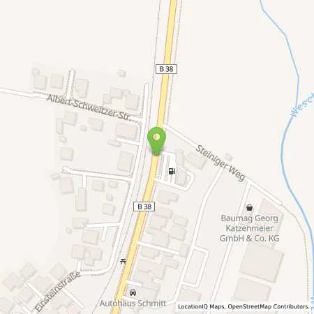 Standortübersicht der Tankstelle Aral Tankstelle in 64668 Rimbach