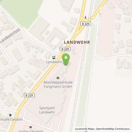 Standortübersicht der Tankstelle Shell Solingen Landwehr 7 in 42697 Solingen