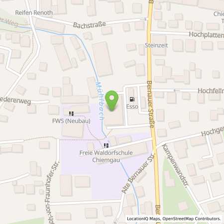 Standortübersicht der Benzin-Super-Diesel Tankstelle: Esso Tankstelle in 83209, PRIEN
