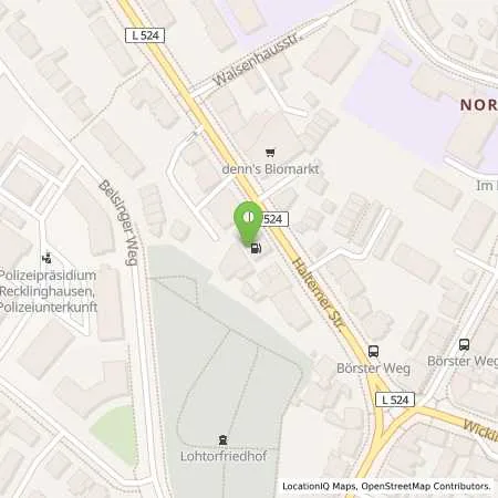 Standortübersicht der Tankstelle Aral Tankstelle in 45657 Recklinghausen