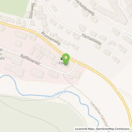 Standortübersicht der Tankstelle Esso Tankstelle in 91332 HEILIGENSTADT