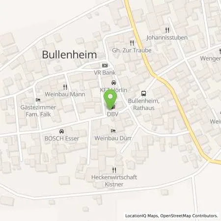 Standortübersicht der Tankstelle Erwin Hörlin in 97258 Ippesheim