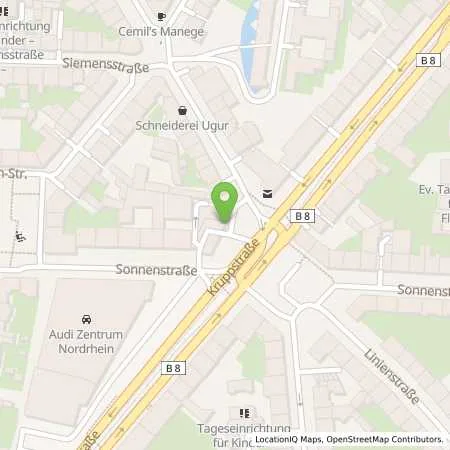 Standortübersicht der Tankstelle Shell Duesseldorf Kruppstr. 55 in 40227 Duesseldorf