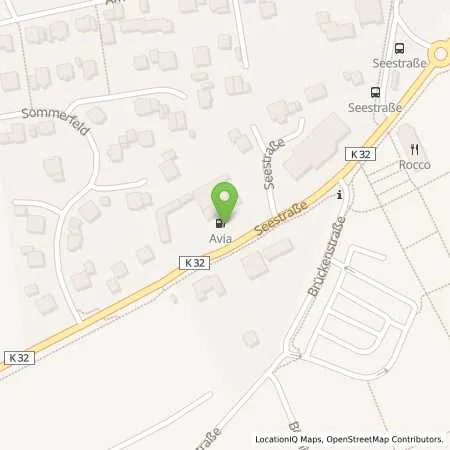 Standortübersicht der Tankstelle AVIA Tankstelle in 59519 Möhnesee