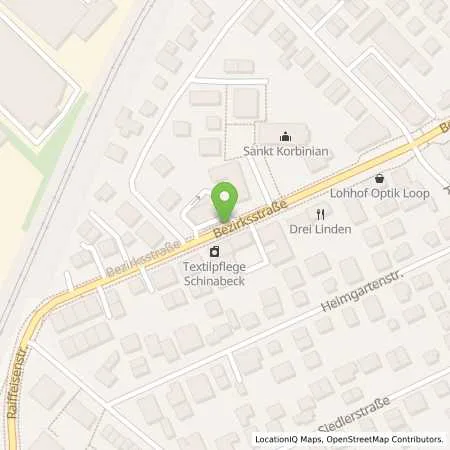 Standortübersicht der Tankstelle UNTERSCHLEIßHEIM - BEZIRKSSTRAßE in 85716 Unterschleißheim