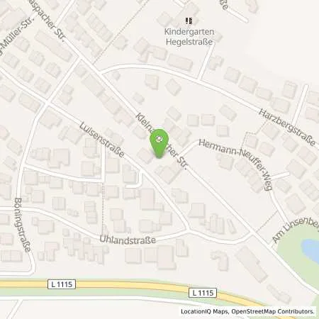 Standortübersicht der Tankstelle Shell Grossbottwar Kleinaspacher St. 38 in 71723 Grossbottwar