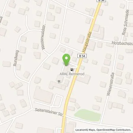 Standortübersicht der Tankstelle Aral Tankstelle in 56477 Rennerod