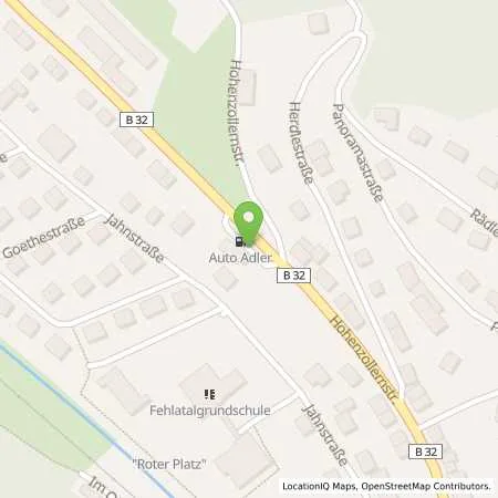 Standortübersicht der Tankstelle AVIA Tankstelle in 72419 Neufra