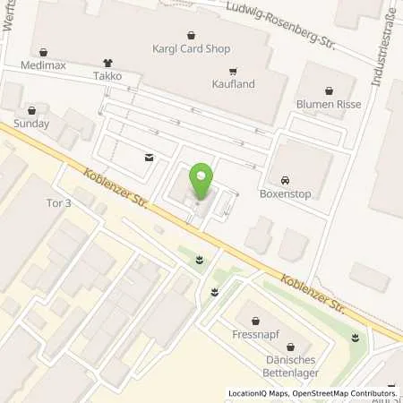 Standortübersicht der Tankstelle Tankcenter Andernach in 56626 Andernach