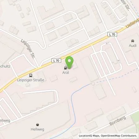 Standortübersicht der Tankstelle Aral Tankstelle in 42109 Wuppertal